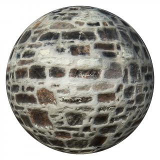 PBR Texture of Wall Stones 4K